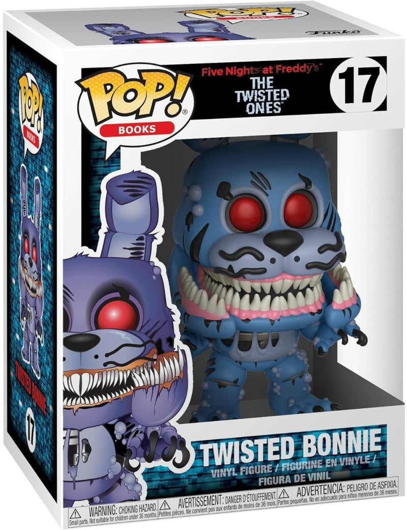 Funko Pop! 4 Pack Five Nights at Freddy's: Santa Freddy #936, Foxy the Pirate #109, Twisted Bonnie #17, Ruin Ruined Chica #986