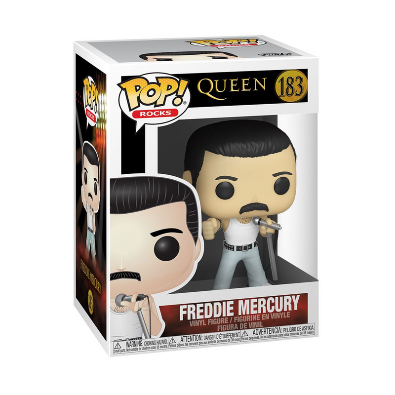 Funko Pop! 2 Pack Queen Freddie Mercury - Radio Gaga #183 & Crowned #184