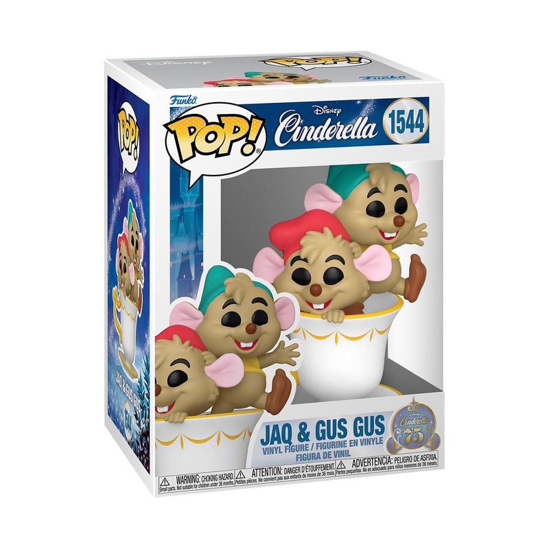 Funko Pop! 2 Pack Cinderella 75th - Fairy Godmother #1543 & Jaq & Gus Gus #1544