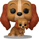 Funko Pop! 2 Pack Lady and the Tramp - Lady with Puppy #1553 & Tramp with Puppy #1554