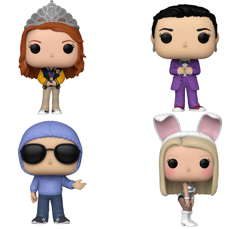 Funko Pop! 4 Pack Mean Girls - Cady Heron #1703, Janis Ian #1704, Damian #1705, Regina George #1706