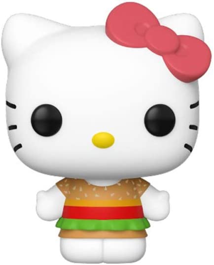 Funko Pop! 4 Pack Hello Kitty: Classic, Kawaii Burger Shop, Polar Bear Hat, Kaiju Sea Kaiju #28, #29, #69, #41