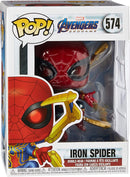 Funko Pop! 2 Pack Marvel - Captain America #573 & Iron Spider with Nano Gauntlet #574