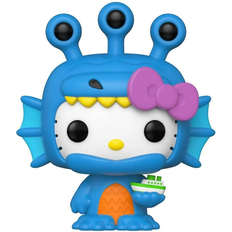 Funko Pop! 4 Pack Hello Kitty: Classic, Kawaii Burger Shop, Polar Bear Hat, Kaiju Sea Kaiju #28, #29, #69, #41