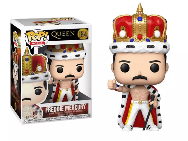 Funko Pop! 2 Pack Queen Freddie Mercury - Radio Gaga #183 & Crowned #184