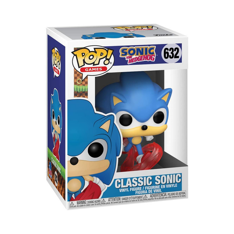 Funko Pop! 2 Pack Sonic The Hedgehog - Classic Sonic & Sonic with Emerald #632 #284