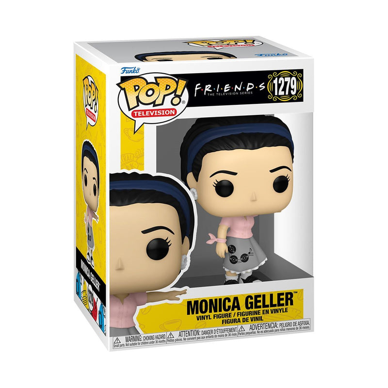 Funko Pop! 2 Pack Friends - Monica Geller (Waitress) #1279 & Chandler Bing 80s Hair #700