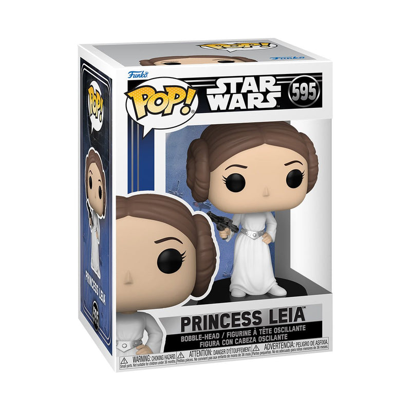 Funko Pop! 2 Pack Star Wars - Chewbacca #596 & Princess Leia #595