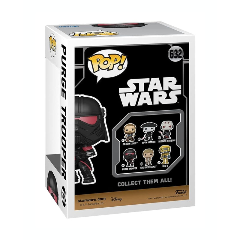 Funko Pop! 4 Pack Star Wars Bobble-Heads: Darth Vader, Purge Trooper, Luke Skywalker, Obi-Wan Kenobi #597, #632, #594, #629