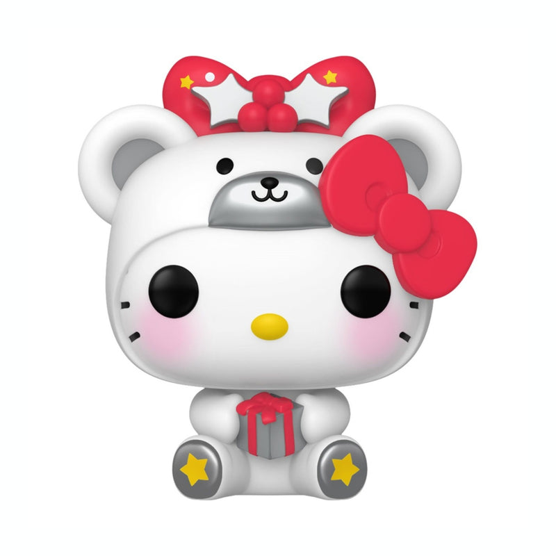 Funko Pop! 4 Pack Hello Kitty: Classic, Kawaii Burger Shop, Polar Bear Hat, Kaiju Sea Kaiju #28, #29, #69, #41