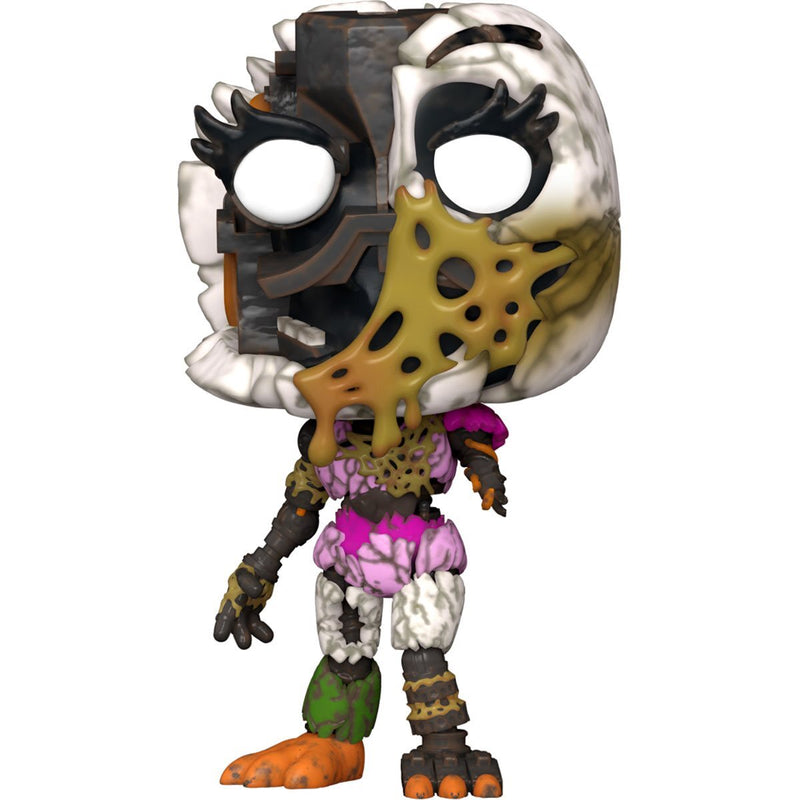 Funko Pop! 4 Pack Five Nights at Freddy's: Santa Freddy #936, Foxy the Pirate #109, Twisted Bonnie #17, Ruin Ruined Chica #986