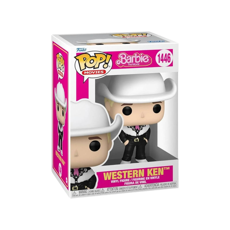 Funko Pop! 2 Pack Western Ken #1446 & Totally Hair Barbie #123