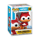 Funko Pop! 2 Pack Disney: Devil Donald #1446 & Mickey Steamboat Willie #425