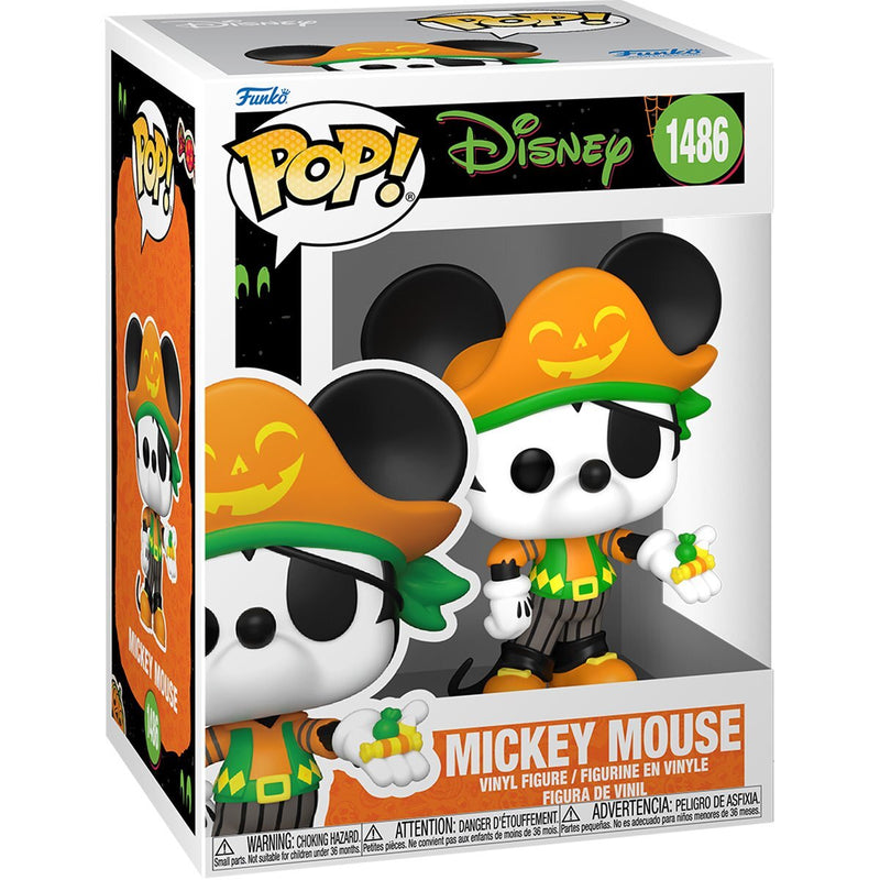 Funko Pop! 2 Pack Disney Halloween - Pirate Mickey & Damsel Minnie Mouse #1486 #1485