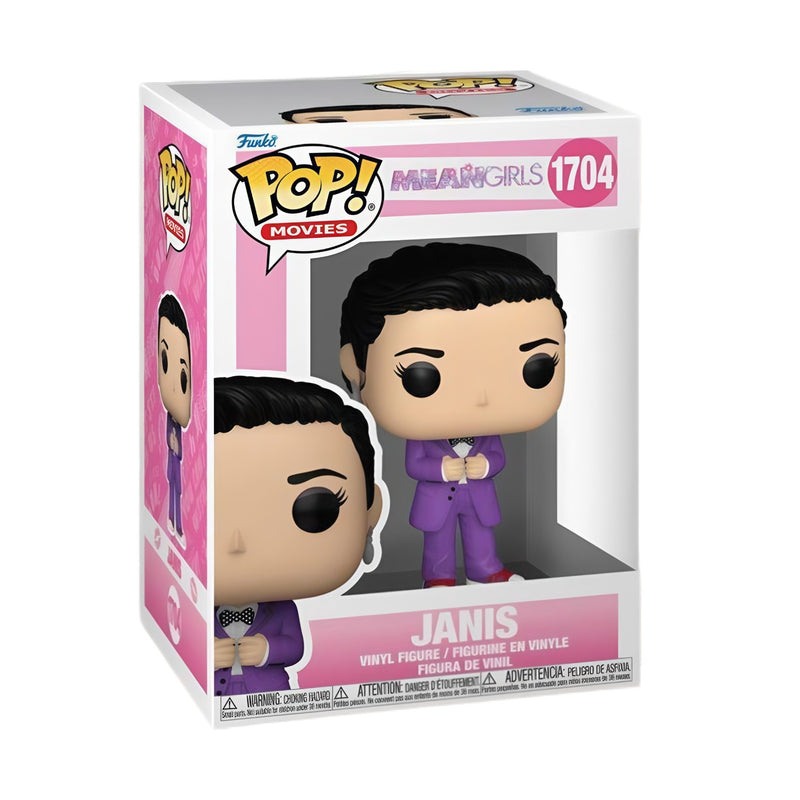 Funko Pop! 4 Pack Mean Girls - Cady Heron #1703, Janis Ian #1704, Damian #1705, Regina George #1706