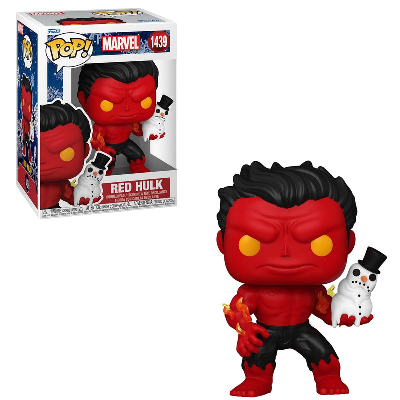 Funko Pop! Marvel - Red Hulk with Snowman