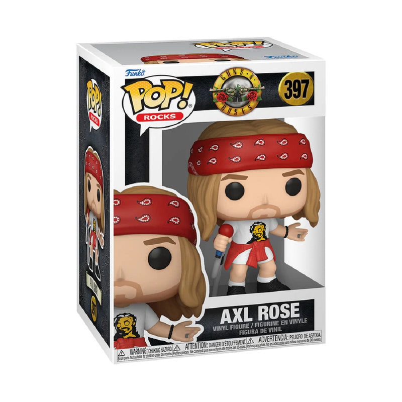 Funko Pop! 2 Pack Guns N' Roses (90s)- Axl Rose #397 & Slash #398