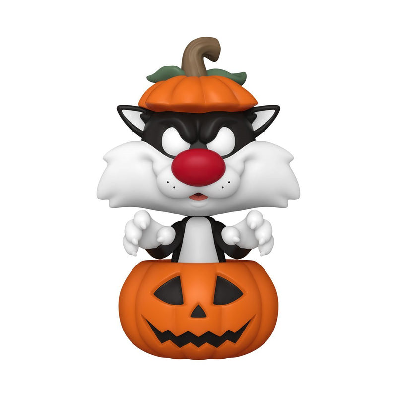 Funko Pop! 4 Pack Looney Tunes Halloween: Bugs Bunny (Ghost) #1673, Tweety (Witch) #1676, Sylvester (Pumpkin) #1675, Marvin the Martian (Mummy) #1674