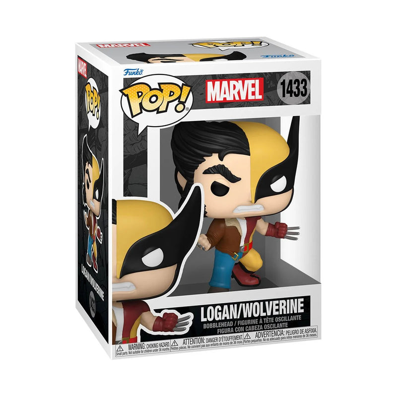 Funko Pop! Marvel Comics - Split Logan/Wolverine