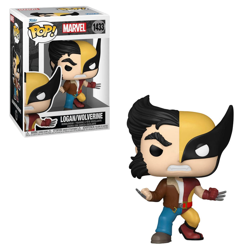 Funko Pop! Marvel Comics - Split Logan/Wolverine