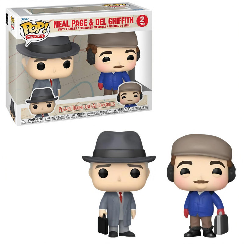 Funko Pop! Planes, Trains And Automobiles - Neal Page & Del Griffith