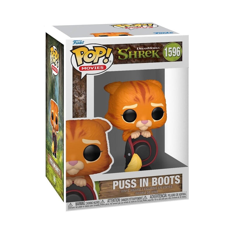 Funko Pop! 2 Pack Shrek - Puss In Boots #1596 & Donkey (Glitter) #1598