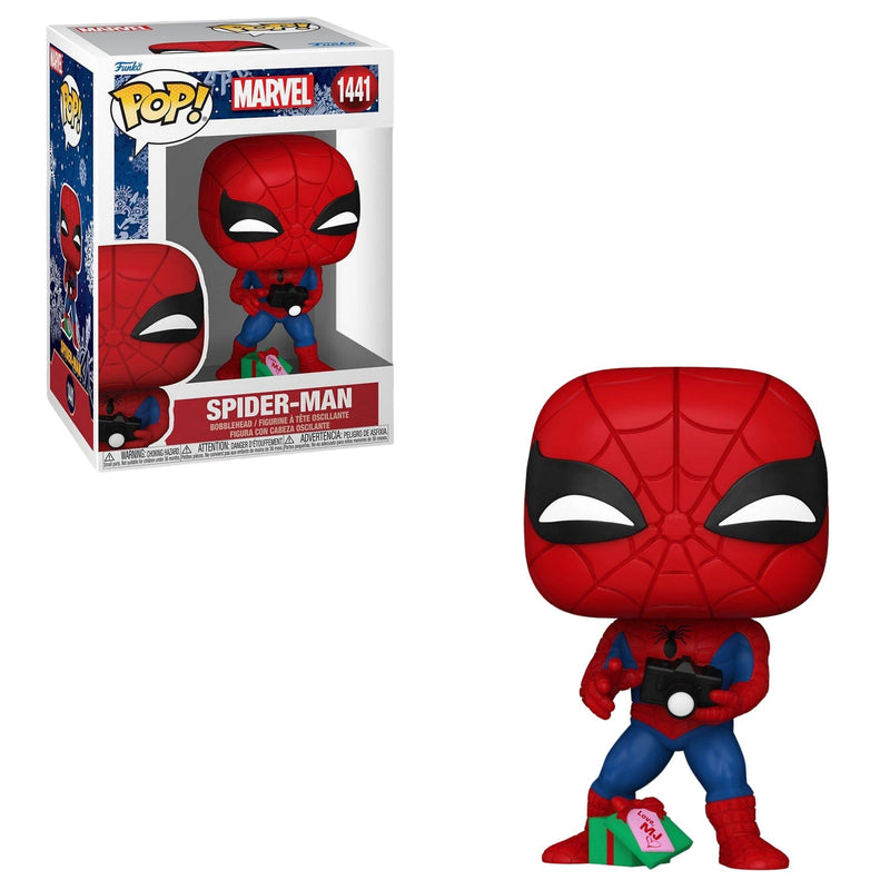 Funko Pop! Marvel - Holiday Spiderman with Open Gift