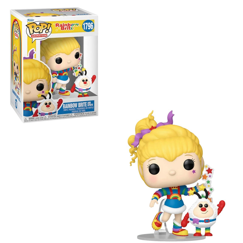 Funko Pop! Rainbow Brite and Sprite