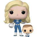 Funko Pop! Fantastic 4 First Steps: Invisible Woman & Franklin