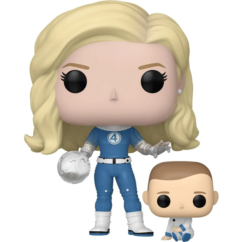 Funko Pop! Fantastic 4 First Steps: Invisible Woman & Franklin