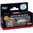 Funko Pop Bitty! Back to the Future: Marty & Time Machine