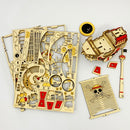 3D DIY Puzzle: One Piece Thousand Sunny Ship - wa-gu-mi - 135pcs