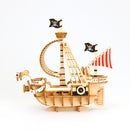 3D DIY Puzzle: One Piece Going Merry Ship - wa-gu-mi - 88pcs