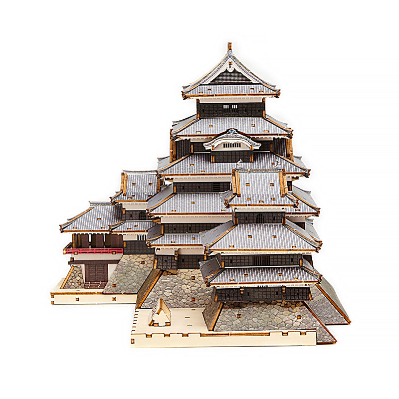 3D DIY Puzzle: Matsumoto Castle Color Version - 374pcs