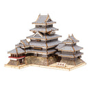 3D DIY Puzzle: Matsumoto Castle Color Version - 374pcs