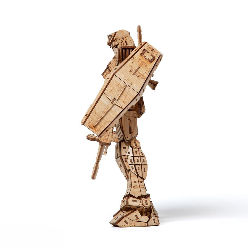 3D DIY Puzzle: RX-78-2 wa-gu-mi Mobile Suit First Gundam Bamboo - 421pcs