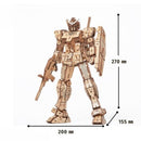 3D DIY Puzzle: RX-78-2 wa-gu-mi Mobile Suit First Gundam Bamboo - 421pcs