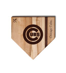MLB 12-Inch Wooden Home Plate Cutting Board, Chicago Cubs