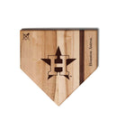 MLB 12-Inch Wooden Home Plate Cutting Board, Houston Astros