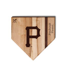 MLB 12-Inch Wooden Home Plate Cutting Board, Pittsburgh Pirates