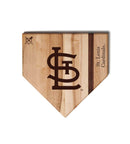 MLB 12-Inch Wooden Home Plate Cutting Board, St. Louis Cardinals