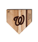 MLB 12-Inch Wooden Home Plate Cutting Board, Washington Nationals