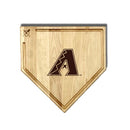 MLB 17-Inch Wooden Home Plate Cutting Board w/Trough, Arizona Diamondbacks