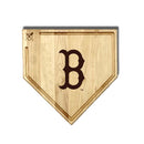 MLB 17-Inch Wooden Home Plate Cutting Board w/Trough, Boston Red Sox