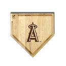MLB 17-Inch Wooden Home Plate Cutting Board w/Trough, Los Angeles Angels
