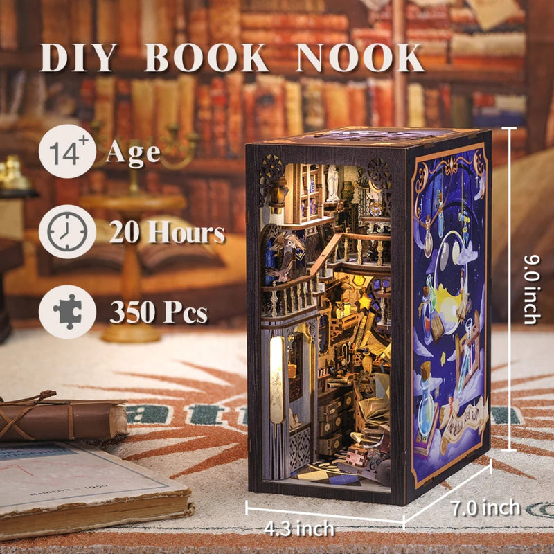 DIY 3D Book Nook Kit Nebula Common Room 350pcs