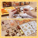 DIY 3D Book Nook Kit Mole's Apartment 253pcs