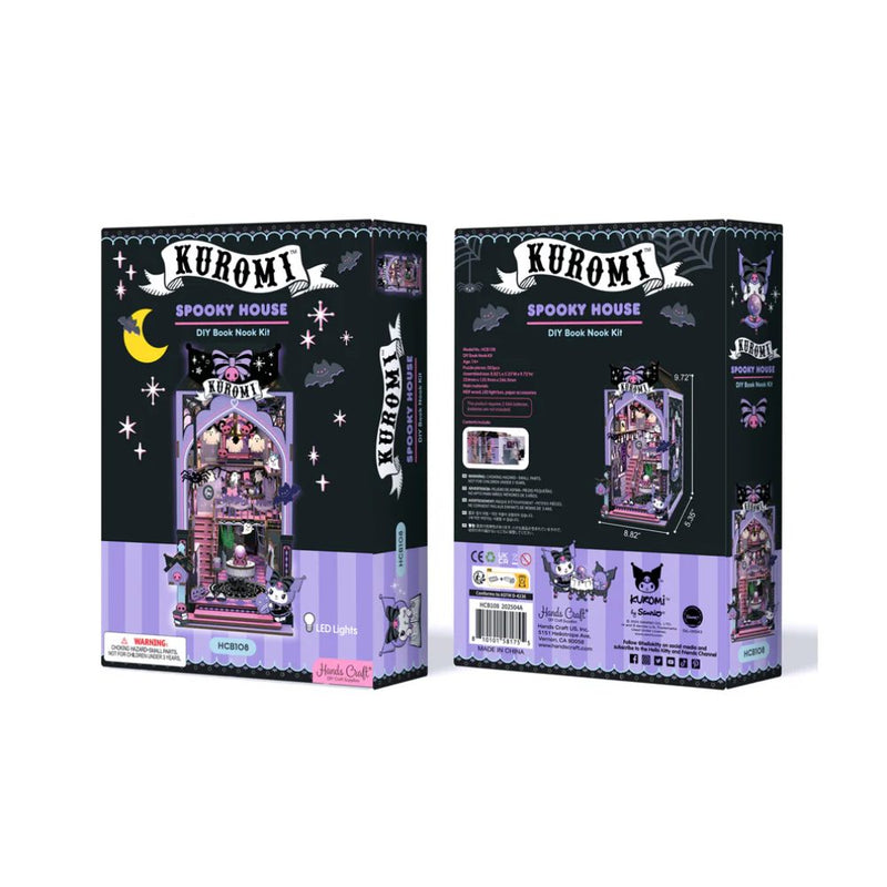 DIY 3D Book Nook Puzzle - Hello Kitty Kuromi Spooky House 283pcs