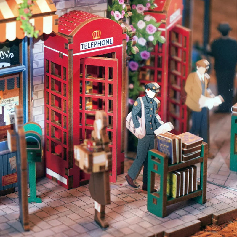DIY 3D Book Nook Kit: 84 Charing Crodd Road 178pcs