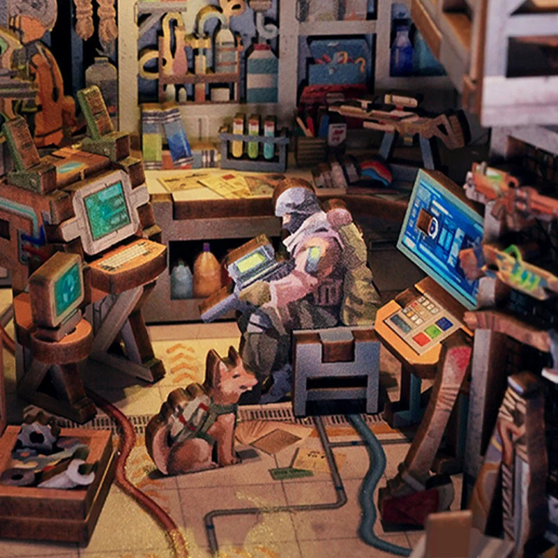 DIY 3D Book Nook Kit: Haven Zero 448pcs